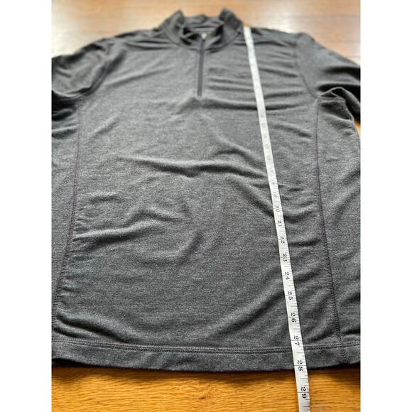 ORVIS Gray 1/4 Zip Mock Neck Long Sleeve Shirt Mens sz M - Picture 10 of 12